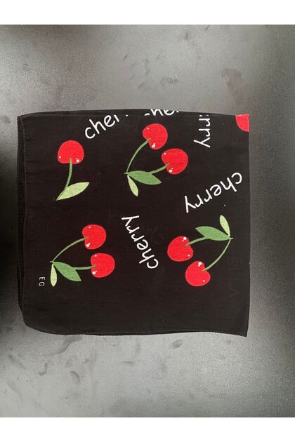 Cherry Patterned Bandana Unisex