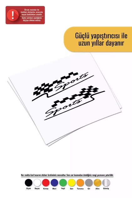 70x21 cm Sports Sticker - Auto, Motor, Laptop Wall Foil