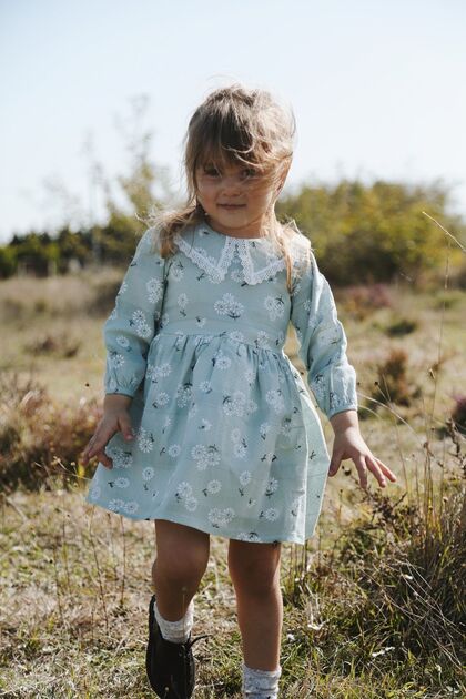 princess polly baby blue dress Kuarks Girl's Blue Summer Dress main image 1