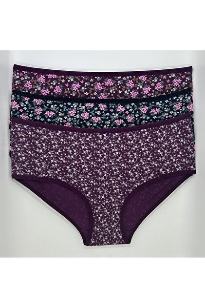 Women's 3-Piece Large Size Panties