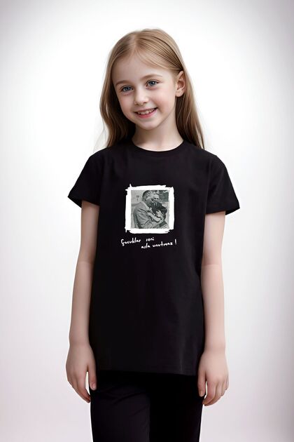 April 23Rd Children Will Never Forget You Design Printed 100% Cotton Black T-Shirt