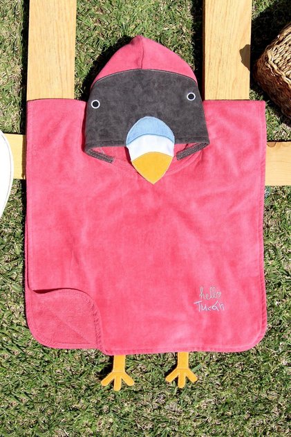 100% Cotton 45x50 Velvet Baby/Child Poncho