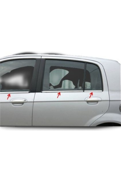 Hyundai Getz Krom Cam Çıtası 6 Parça 2002-2011 Arası Uyumlu