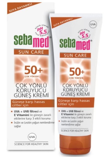 Sun Care Suya Dayanıklı Spf 50+ Çok Yönlü Koruyucu Güneş Kremi 75ml