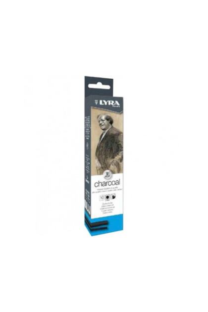 Willow Charcoal Fuser - Natural Charcoal Sticks 2-10 Mm 15 Pieces