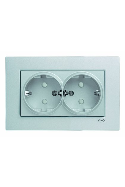 Artline Novella Satin Double Grounded Socket Framed92605158-c1