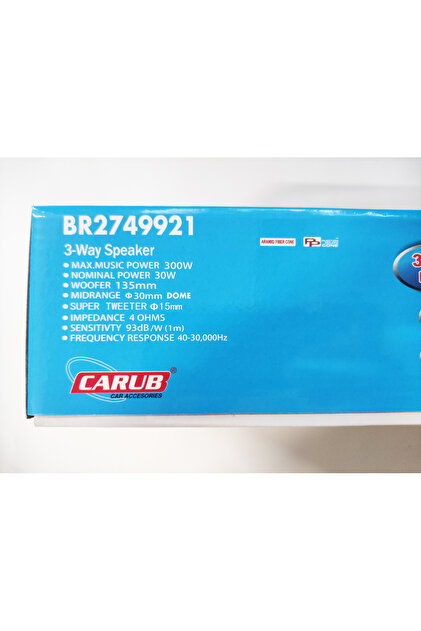 REPLAX Carub 13 cm Hoparlör 5 inç Kapaksız 300W BR2749921 - Fiyatı