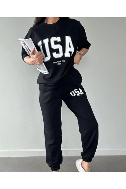 Two Piece Sets - Black - Long