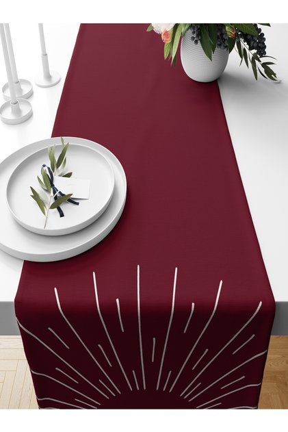 Minimalist Serisi 140x40 Cm Dijital Baskılı Runner