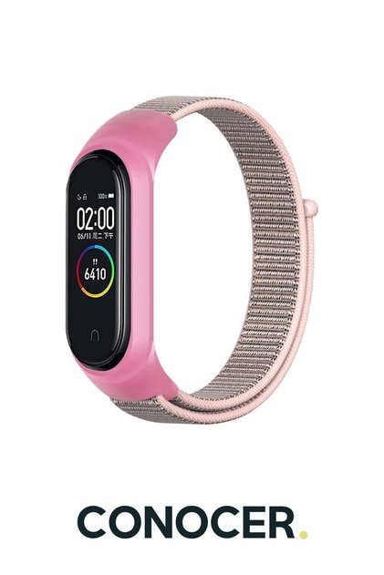 Xiaomi Mi Band 5/6 Uyumlu Hasır Dokuma Yüksek Kalite Kordon Kayış