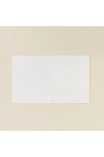 Bamboo Solid Banyo Paspası 40x60 Cm Beyaz