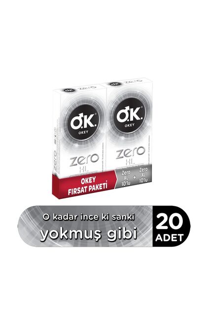 Zero Xl 20'li Prezervatif