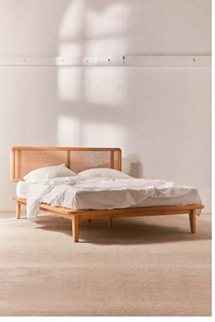 mikey office Mikey Dallas Ahşap Karyola Açık Ceviz - Fiyatı, Yorumları