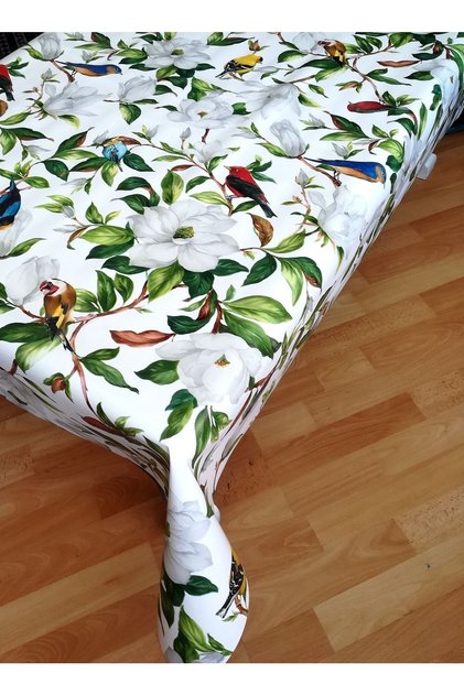 Imported Pvc Tablecloth Oilcloth, Wipeable, Stain-Resistant, Non-Slip 140X140