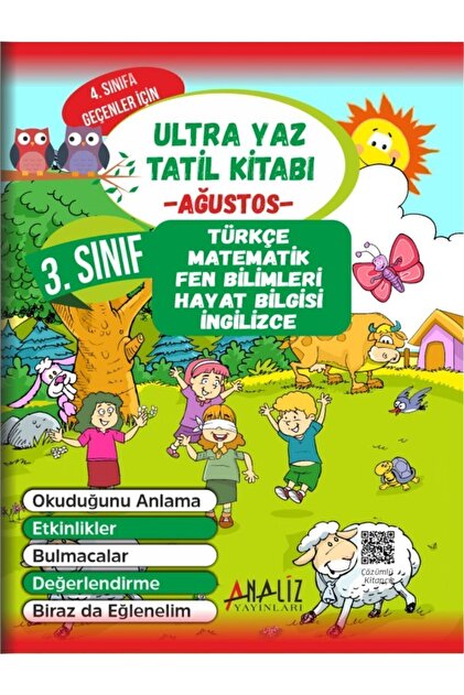 ANALİZ YAYINCILIK 3. SINIF ULTRA YAZ TATİL KİTABI (KARNE KABI