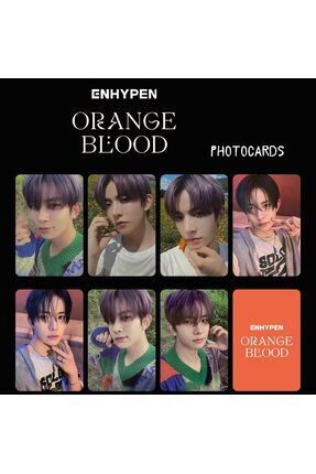 Kpop Dünyasi ENHYPEN NIKI '' Orange Blood '' Photocards Set