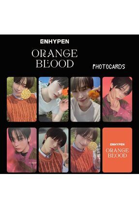 Kpop Dünyasi ENHYPEN HEESEUNG '' Orange Blood '' Photocards Set
