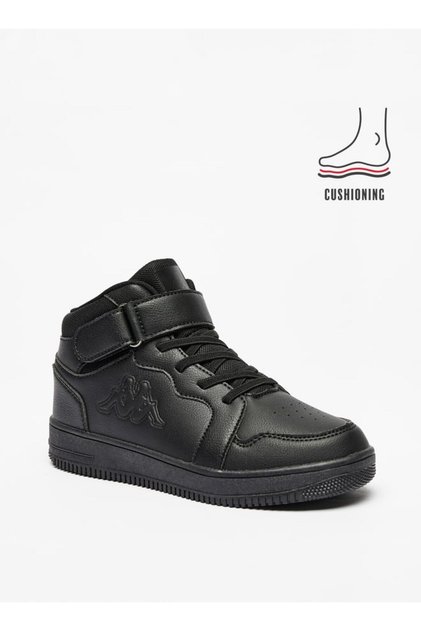Boys' High Top Lace-Up Sneakers with Cushioning