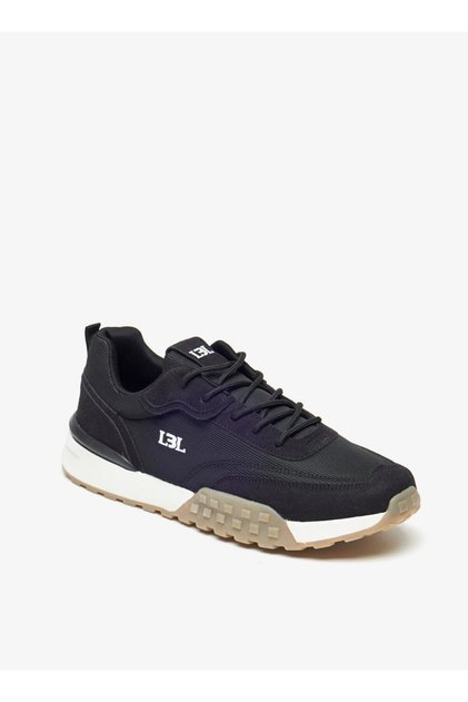 Men's Textured Lace-Up Sneakers