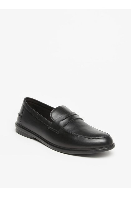 Solid Slip-On Loafers