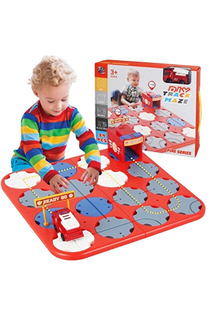 HESTİNYA TOYS Mantıksal Yol Yapım Oyunu Eğitici Oyuncak Uzamsal