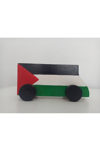 Wooden Toy Palestine Car