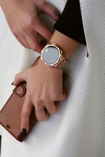 UPWATCH ICON ROSE GOLD LOOP BAND +