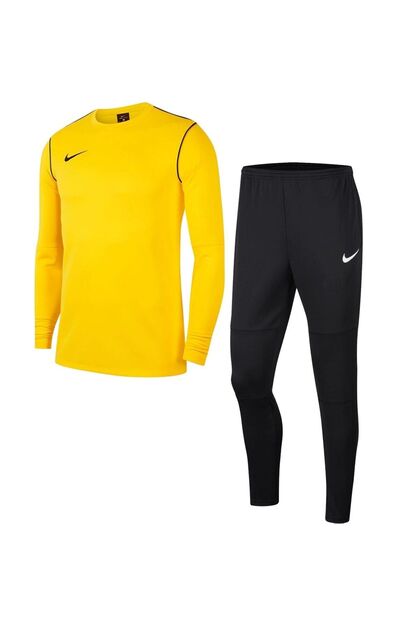yellow nike tracksuit