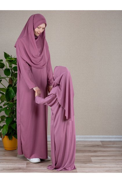 Mother Girl Combine One Piece Prayer Dress (2 pcs) Read description for Size