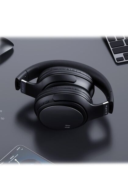 Auriculares Bluetooth Havit H630BT Plegables - Con Micrófono, 36 Horas De Batería, Bluetooth 5.3, Color Crema