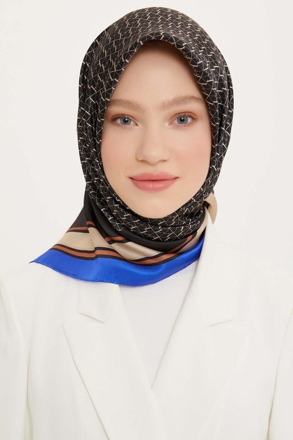 Nostalgia Series Silk Twill Scarf 8724D-38