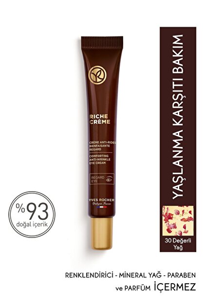 Crème Anti-rides Contour Des Yeux Yves Rocher - Riche Texture, Made In France