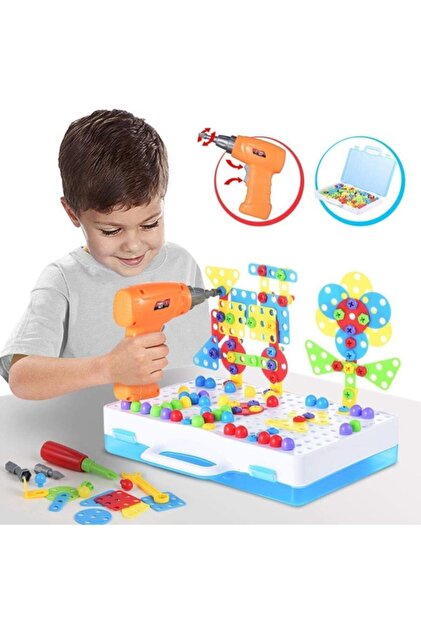 Smartfox 3d Puzzle ve Oyun Tamir Çantası Plus Pilli Matkaplı