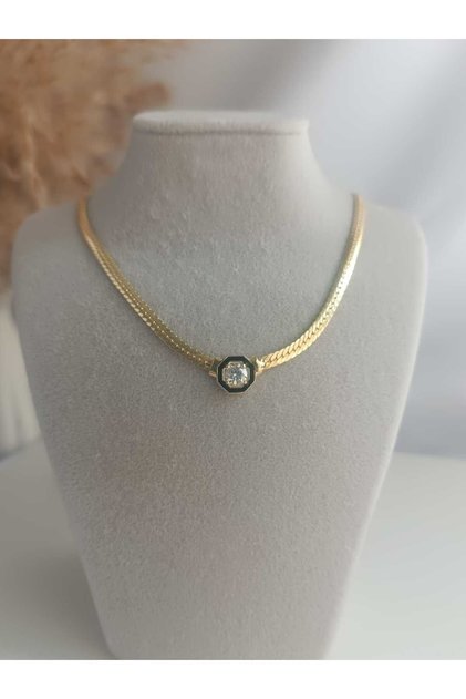14 K Altın Kaplama Çelik Serenay Kolye