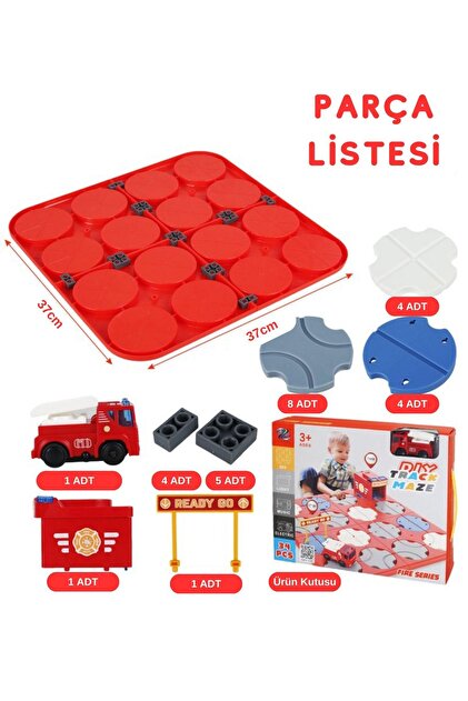 HESTİNYA TOYS Mantıksal Yol Yapım Oyunu Eğitici Oyuncak Uzamsal