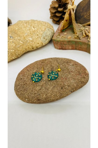 Handmade Ethnic Authentic Hippie Bohemian Glass Earrings