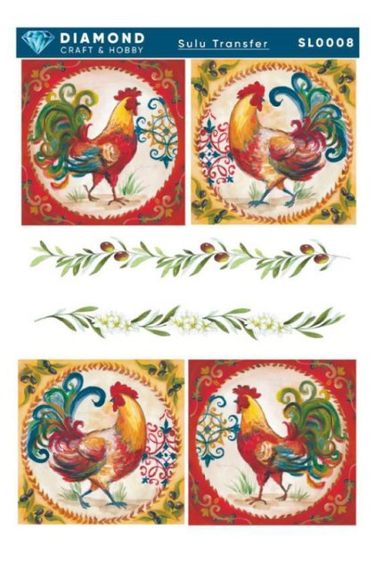 Diamond Water Transfer Paper Sl0008 25X35Cm - Horoz