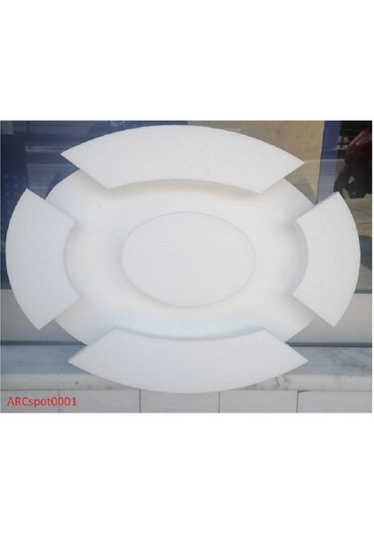 Kartonpiyer Stropiyer Ledli Spotlu Tavan Göbeği Oval 60cm