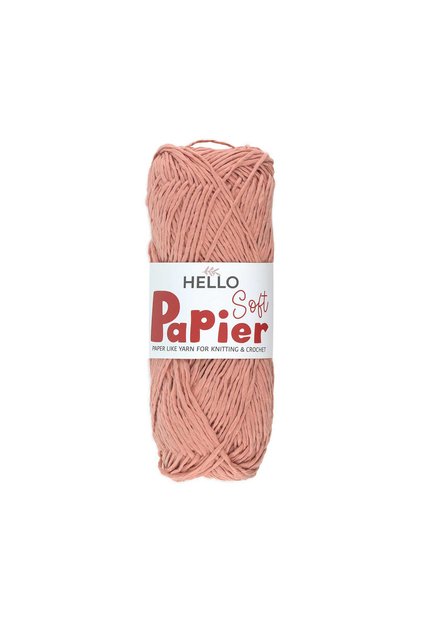 Soft Papier Paper Bag Knitted Yarn 100 Grams 100 Meters Tile P06