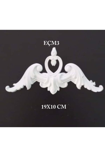 Boyanabilir Esnek Aplik No:EÇM3, Ahşap, Mobilya Yenileme, Mobilya Süsleme 19x10cm