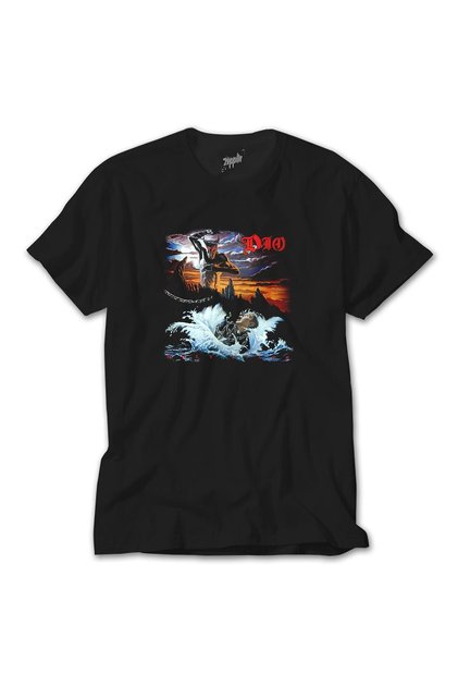 تي شيرت Dio Holy Diver Freedom باللون الأسود
