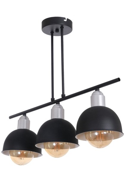 Elton Modern Tasarım Yatak Odası - Salon - Mutfak - Cafe Siyah Renk 3 Lü Avize