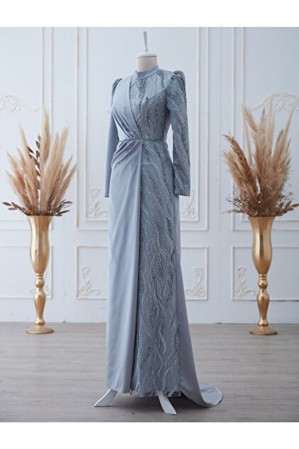 Dress Life Elegant Muslim Evening Dress Set- Trendyol