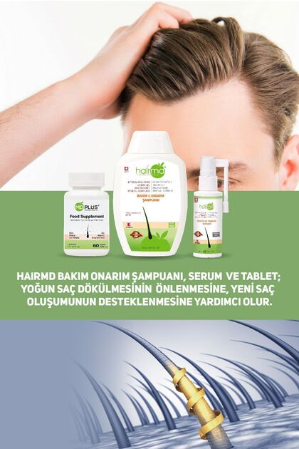 Hair Md Onarıcı 1 Aylık Saç Bakım Seti - Fiyatı, Yorumları