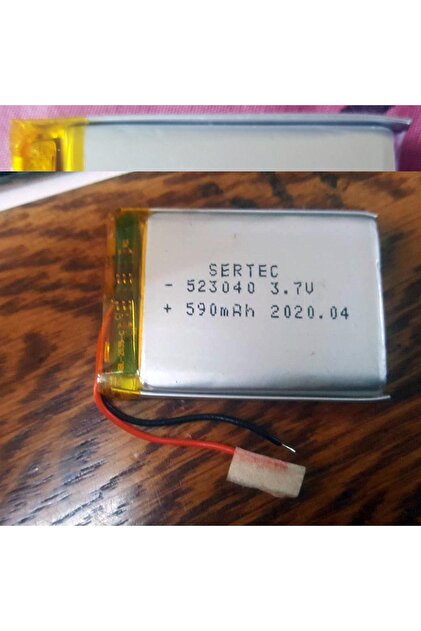 える　503040 Sertec 30x40mm Lipo Pil 3x4cm Lipo Pil 600mah 523040 Lipo Pil
