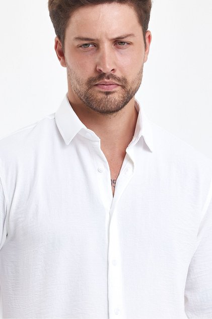 Easy Ironing Slim Fit Ayrobin Shirt - Breathable