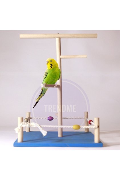 Trendme Wooden Bird Playground 2 (blue)