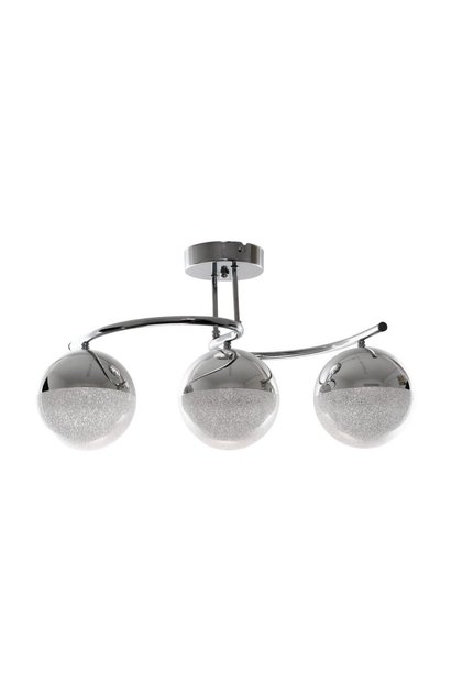 Fuji Modern Dekoratif Krom Renk Salon - Mutfak - Yatak Odası 3 lü Led Avize