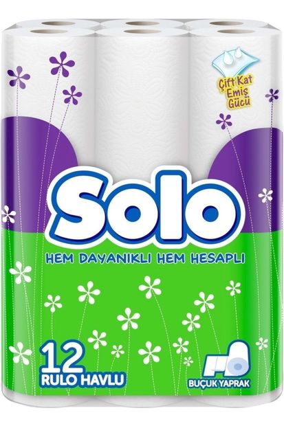 Solo Kağıt Havlu Çift Katlı 48 Li Paket (4pk*12) - 2