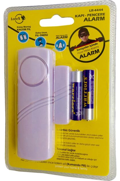 Lr-4444 Kapı Pencere Alarmı - Kumanda Pilli